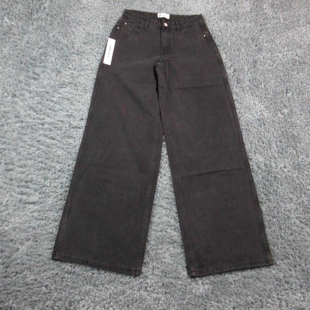 Princess Polly Jeans Womens 2 Ramos Low Rise Tall Wide Leg Denim 28x34* NWT